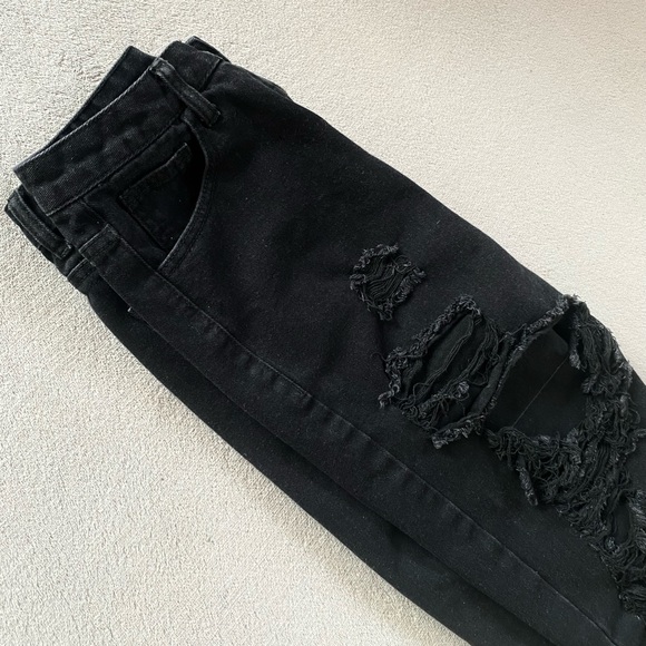 Black Ripped Jeans - Picture 4 of 10